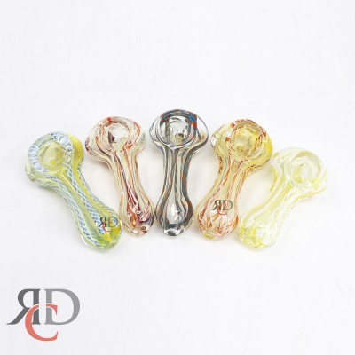 GLASS PIPE TWISTING ASST COLORS 5CT/ PACK - HP108